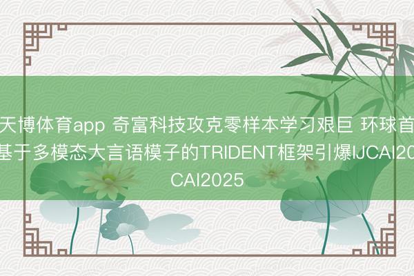 天博体育app 奇富科技攻克零样本学习艰巨 环球首个基于多模态大言语模子的TRIDENT框架引爆IJCAI2025