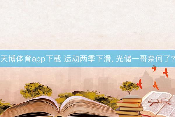 天博体育app下载 运动两季下滑, 光储一哥奈何了?